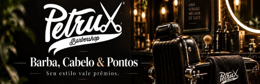 Barba, Cabelo & Pontos - Banner do programa de fidelidade